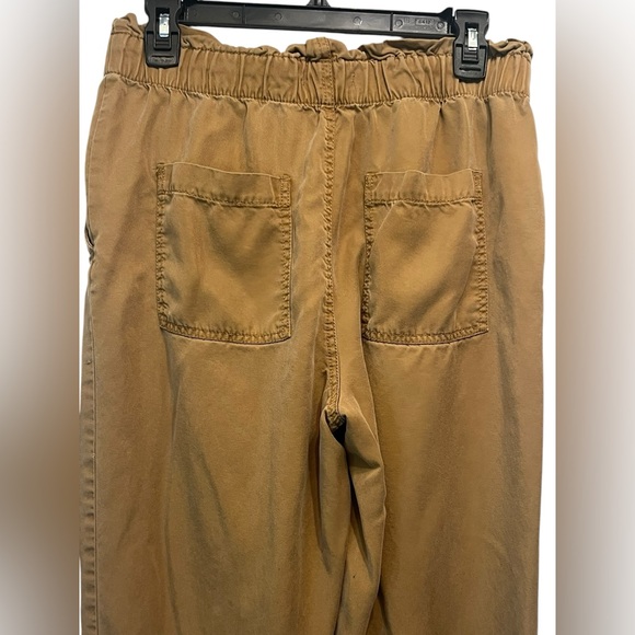 Loft Paperbag Pull On Pants in Soft Twill - Picture 4 of 6